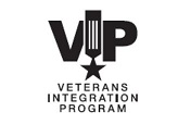 VIP logo showing support for veterans of the armed forces